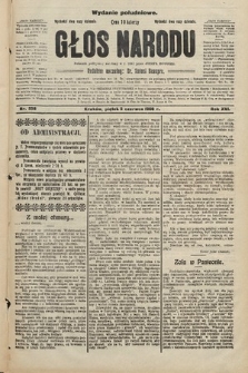 Głos Narodu : dziennik polityczny, założony w r. 1893 przez Józefa Rogosza (wydanie południowe). 1908, nr 258