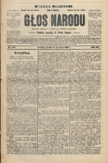 Głos Narodu : dziennik polityczny, założony w r. 1893 przez Józefa Rogosza (wydanie wieczorne). 1908, nr 275