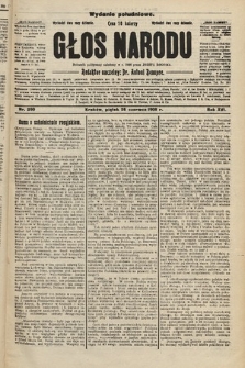 Głos Narodu : dziennik polityczny, założony w r. 1893 przez Józefa Rogosza (wydanie południowe). 1908, nr 290