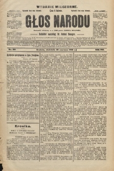 Głos Narodu : dziennik polityczny, założony w r. 1893 przez Józefa Rogosza (wydanie wieczorne). 1908, nr 292