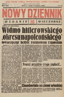 Nowy Dziennik (wydanie wieczorne). 1939, nr 11
