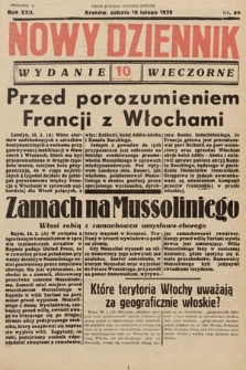 Nowy Dziennik (wydanie wieczorne). 1939, nr 49