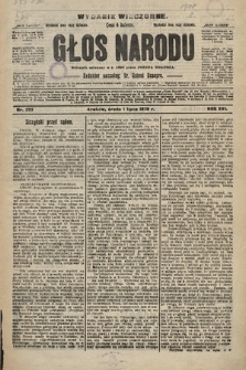 Głos Narodu : dziennik polityczny, założony w r. 1893 przez Józefa Rogosza (wydanie wieczorne). 1908, nr 293