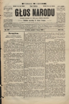 Głos Narodu : dziennik polityczny, założony w r. 1893 przez Józefa Rogosza (wydanie wieczorne). 1908, nr 297