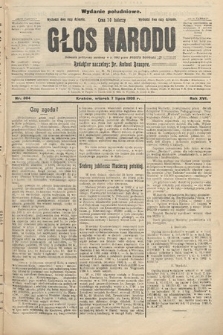 Głos Narodu : dziennik polityczny, założony w r. 1893 przez Józefa Rogosza (wydanie południowe). 1908, nr 304