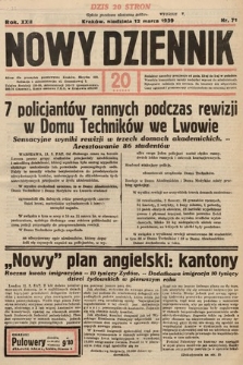 Nowy Dziennik. 1939, nr 71