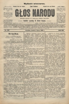 Głos Narodu : dziennik polityczny, założony w r. 1893 przez Józefa Rogosza (wydanie wieczorne). 1908, nr 307