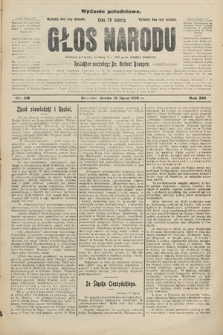 Głos Narodu : dziennik polityczny, założony w r. 1893 przez Józefa Rogosza (wydanie południowe). 1908, nr 318