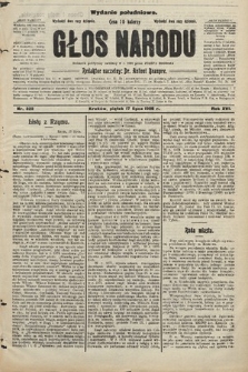 Głos Narodu : dziennik polityczny, założony w r. 1893 przez Józefa Rogosza (wydanie południowe). 1908, nr 322