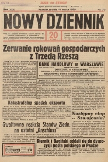Nowy Dziennik. 1939, nr 77