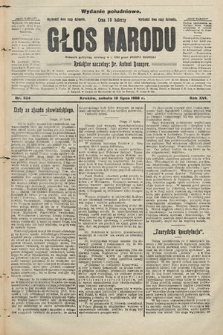 Głos Narodu : dziennik polityczny, założony w r. 1893 przez Józefa Rogosza (wydanie południowe). 1908, nr 324