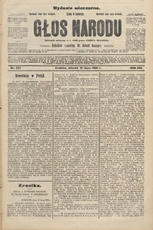 Głos Narodu : dziennik polityczny, założony w r. 1893 przez Józefa Rogosza (wydanie wieczorne). 1908, nr 327