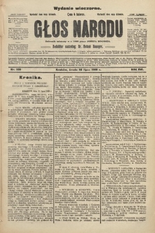 Głos Narodu : dziennik polityczny, założony w r. 1893 przez Józefa Rogosza (wydanie wieczorne). 1908, nr 329
