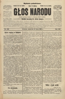 Głos Narodu : dziennik polityczny, założony w r. 1893 przez Józefa Rogosza (wydanie południowe). 1908, nr 332
