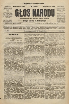 Głos Narodu : dziennik polityczny, założony w r. 1893 przez Józefa Rogosza (wydanie wieczorne). 1908, nr 343