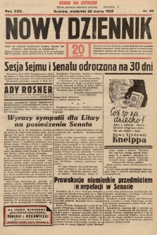 Nowy Dziennik. 1939, nr 85