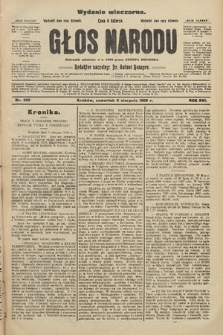 Głos Narodu : dziennik polityczny, założony w r. 1893 przez Józefa Rogosza (wydanie wieczorne). 1908, nr 355