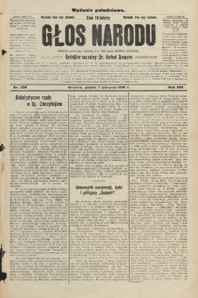 Głos Narodu : dziennik polityczny, założony w r. 1893 przez Józefa Rogosza (wydanie południowe). 1908, nr 358