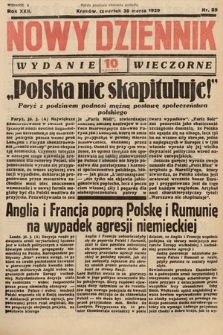 Nowy Dziennik (wydanie wieczorne). 1939, nr 89