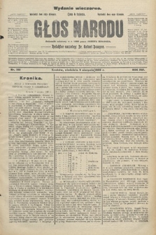 Głos Narodu : dziennik polityczny, założony w r. 1893 przez Józefa Rogosza (wydanie wieczorne). 1908, nr 361