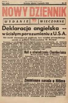 Nowy Dziennik (wydanie wieczorne). 1939, nr 91
