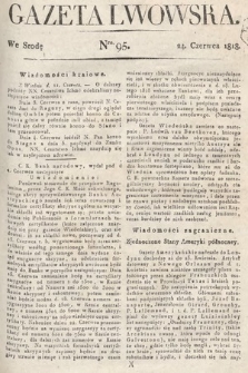 Gazeta Lwowska. 1818, nr 95