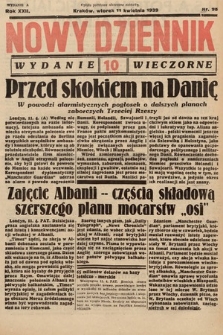 Nowy Dziennik (wydanie wieczorne). 1939, nr 98