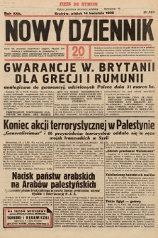 Nowy Dziennik. 1939, nr 101