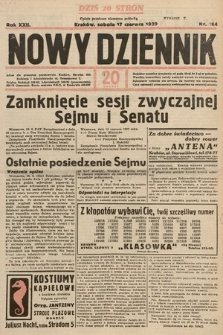 Nowy Dziennik. 1939, nr 164