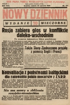 Nowy Dziennik (wydanie wieczorne). 1939, nr 171