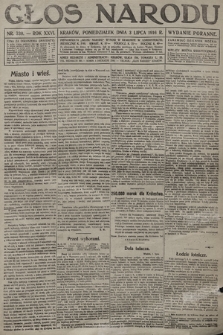 Głos Narodu (wydanie poranne). 1916, nr 330