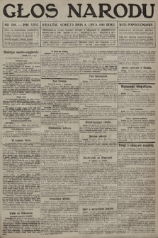 Głos Narodu (wydanie popołudniowe). 1916, nr 336