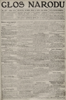 Głos Narodu (wydanie popołudniowe). 1916, nr 339