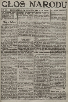 Głos Narodu (wydanie poranne). 1916, nr 343