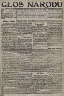 Głos Narodu (wydanie poranne). 1916, nr 346