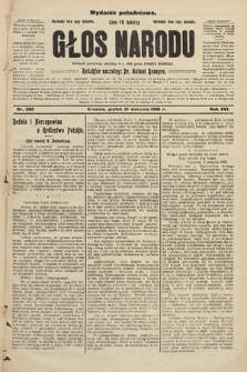 Głos Narodu : dziennik założony w r. 1893 przez Józefa Rogosza (wydanie południowe). 1908, nr 380