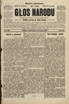 Głos Narodu : dziennik założony w r. 1893 przez Józefa Rogosza (wydanie południowe). 1908, nr 396