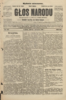 Głos Narodu : dziennik założony w r. 1893 przez Józefa Rogosza (wydanie wieczorne). 1908, nr 397