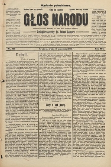 Głos Narodu : dziennik założony w r. 1893 przez Józefa Rogosza (wydanie południowe). 1908, nr 400