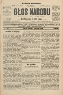 Głos Narodu : dziennik założony w r. 1893 przez Józefa Rogosza (wydanie wieczorne). 1908, nr 405