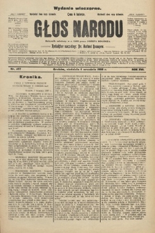 Głos Narodu : dziennik założony w r. 1893 przez Józefa Rogosza (wydanie wieczorne). 1908, nr 407
