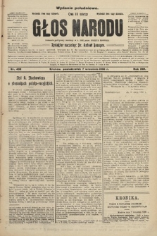 Głos Narodu : dziennik założony w r. 1893 przez Józefa Rogosza (wydanie południowe). 1908, nr 408