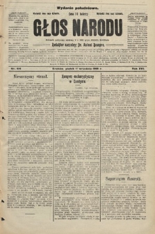 Głos Narodu : dziennik założony w r. 1893 przez Józefa Rogosza (wydanie południowe). 1908, nr 414