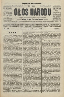 Głos Narodu : dziennik założony w r. 1893 przez Józefa Rogosza (wydanie wieczorne). 1908, nr 423