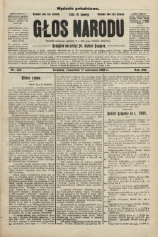Głos Narodu : dziennik założony w r. 1893 przez Józefa Rogosza (wydanie południowe). 1908, nr 424