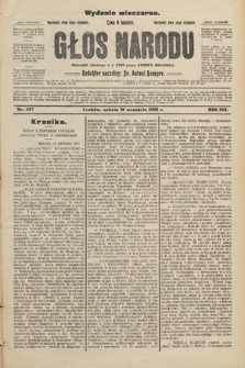 Głos Narodu : dziennik założony w r. 1893 przez Józefa Rogosza (wydanie wieczorne). 1908, nr 427