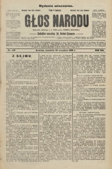 Głos Narodu : dziennik założony w r. 1893 przez Józefa Rogosza (wydanie wieczorne). 1908, nr 429