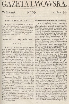 Gazeta Lwowska. 1818, nr 99