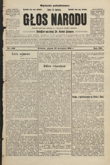 Głos Narodu : dziennik założony w r. 1893 przez Józefa Rogosza (wydanie południowe). 1908, nr 438