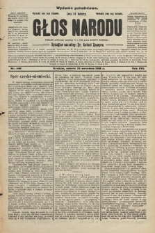 Głos Narodu : dziennik założony w r. 1893 przez Józefa Rogosza (wydanie południowe). 1908, nr 440